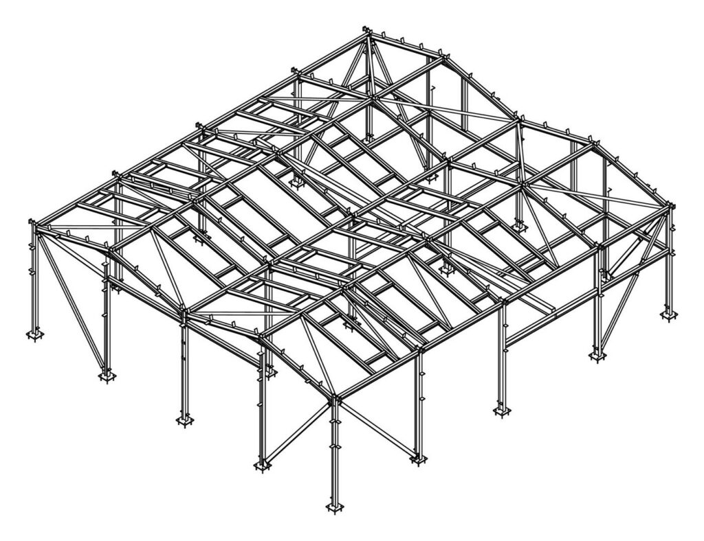 3D model of the frame