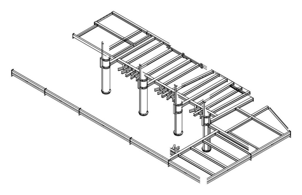3D model of the mezzanine