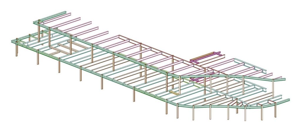 3D model of the framework