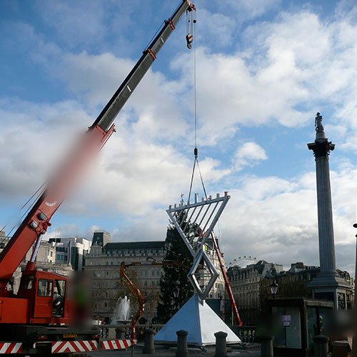 Craning the structure in