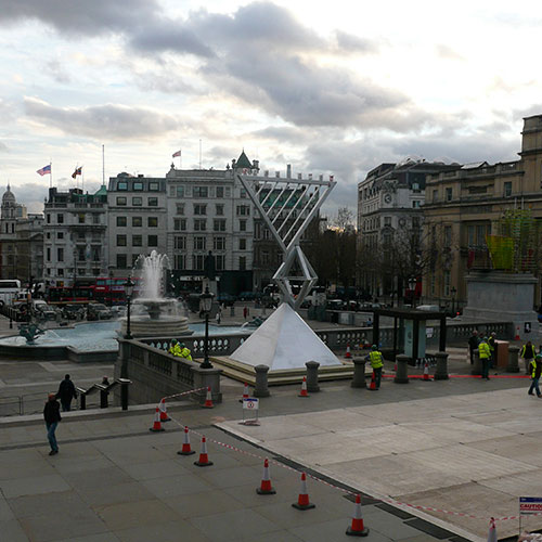 The finished installation
